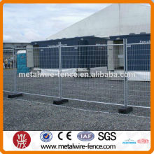 High quality durable hot dipped/electric galvanized/PVC coated used temporary fence